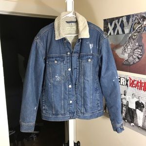 Painter’s Wool Denim Jacket (Vintage) H&M Custom